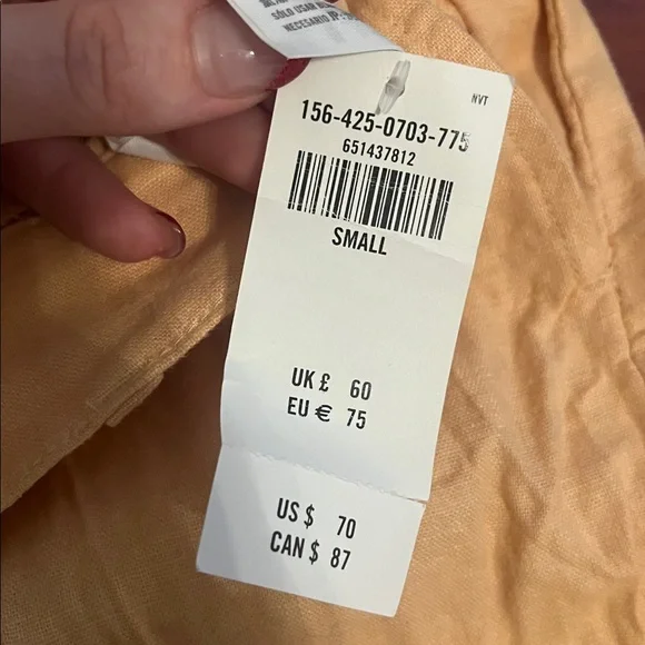 Abercrombie wide leg linen pants NWT - Picture 8 of 8